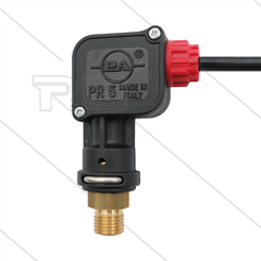 PR5 - Drukschakelaar - micro - 1/4" bu - inschakeldruk 25 Bar - max 350 Bar - (rode markering)