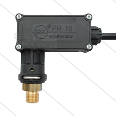 PR16 - Drukschakelaar - 1/4" bu - inschakeldruk 40 Bar - max 350 Bar - (zwarte markering)