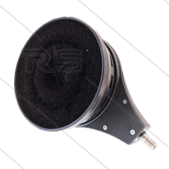SR8 roterende wasborstel - nozzle 2,4mm - natuur haar - max 20 Bar - max 30 l/min - 60°C - 1/4" bu