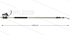 Telescooplans TL28 - 6,4 mtr - 250 Bar - 2,5 tot 6,4 meter - Aluminium - 3/8" bi x 1/4" bi