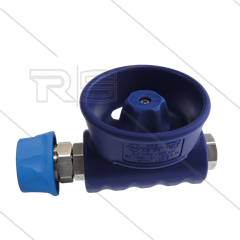 Kogelkraan 1/2" - RPS - beschermd - RVS303 - 24 Bar - 80 l/min - max 90°C - 1/2" bi x ST3100