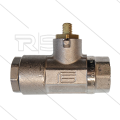 Kogelkraan 1/2" - 210 Bar - t.b.v pneumatische kogelkraan 279902 - 2 x 1/2" bi