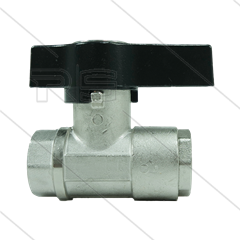 Kogelkraan 1/2" - messing verchroomd - 210 Bar - max 60°C - 2 x 1/2" bi