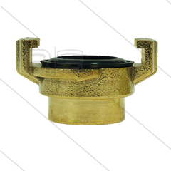 Snelkoppeling - messing - Geka - 3/4" bi
