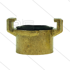 Snelkoppeling - messing - Geka - 1" bi