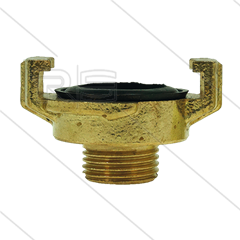 Snelkoppeling - messing - Geka - 1/2" bu
