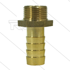 Slangpilaar - messing - Ø10mm - 1/2" bu