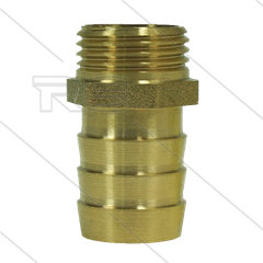 Slangpilaar - messing - Ø20mm - 1/2" bu