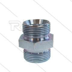 Dubbele nippel - staal - max 200 Bar - 2 x 1" bu - BSP