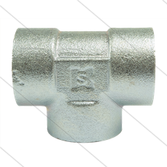 T-stuk - staal - max 200 Bar - 3 x 1" bi - BSP