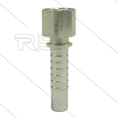Persnippel - RVS - 5/16" - 1/4" vaste binnendraad - BSP - SW17