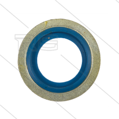 Multi-seal afdichtring - staal - 1/4" - dikte 2,0mm