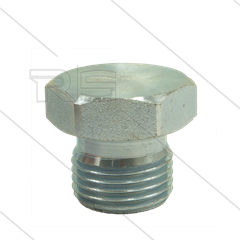 Stop zeskant - staal - 1/2" bu - BSP