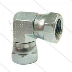 Knie - staal - max 315 Bar - 2 x 1/2" wartel - BSP