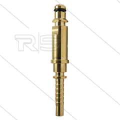 Persnippel - messing - 1/4" - DN06 - Ø8,8mm Kärcher pistoolaansluiting
