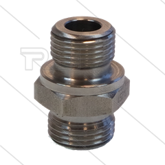 Verloopnippel - RVS - 3/8" bu x M18x1,5 bu (12L)