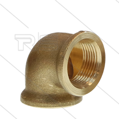 Knie - messing (LD) - 2 x 3/4" bi