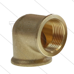 Knie - messing (LD) - 2 x 1" bi