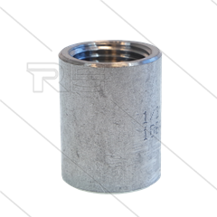 Sok - RVS - 1/4" bi - rond