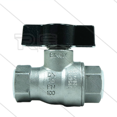 Kogelkraan 3/8" - T-handle - RVS316 - 100 Bar - 2 x 3/8" bi