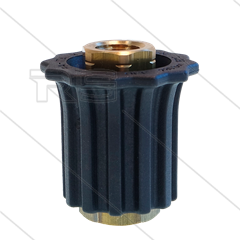 TR1 - verstelbare nozzlehouder - 250 Bar - 30 l/min - max 160°C - 1/4" BSP bi x 1/4" Npt bi