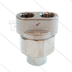 TD1 - kantelbare nozzlehouder - zonder isolatie - 200 Bar - 40 l/min - max 90°C - 1x 1/4" BSP bi