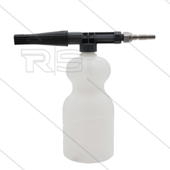 LS3-P schuimlans - verdraaibare straal - met flacon 1 Ltr - nozzle 110° - 20 tot 60 Bar - 5 tot 9 l/min - passend op Kränzle Hobby - D10 - SW19