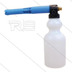 LS10 - schuimlans - blauw - met flacon 2 Ltr - nozzle 1,5mm - 60 tot 200 Bar - 9 tot 15 l/min - 3/8" bu