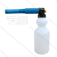 LS10 - schuimlans - blauw - met flacon 2 Ltr - nozzle 2,1mm - 90 tot 200 Bar - 20 tot 30 l/min - 1/4" bi