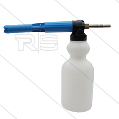 LS10 - schuimlans - blauw - met flacon 2 Ltr - nozzle 2,1mm - 90 tot 200 Bar - 20 tot 30 l/min - met KEW insteeknippel