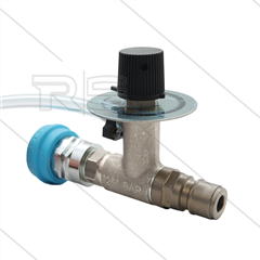 Schuiminjector KEW - RVS - max 250 Bar - 15l/min - 2m zuigslang met zeef - voor agressieve