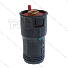 GS3 - drieweg nozzlehouder - 0.060 - 220 Bar - 40 l/min - max 80°C - LD-nozzle 40-200 - 1/4" bi