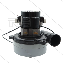 Stofzuigermotor - 430 W - 24V - bouwwijze bypass - met uitblaasmond en steun - TH=165mm - TBH=69mm