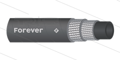 HD-slang - 2SCX-12 (1/2") - Forever - zwart - 400 Bar - Ø20,4mm - 150°C