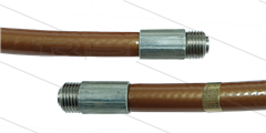 NW5 rioolslang - brons - 10m - 250 Bar - zonder nozzle - 2x 1/8" bu - max 90°C - met eindmarkering