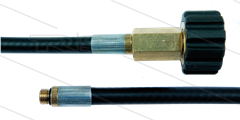 NW6 rioolslang - 10m - 300 Bar - zonder nozzle - M22x1,5 W x 1/8"bu met O-ring - max 100°C