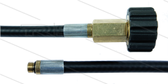 NW6 rioolslang - 15m - 300 Bar - zonder nozzle - M22x1,5 W x 1/8"bu met O-ring - max 100°C