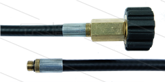 NW6 rioolslang - 25m - 300 Bar - zonder nozzle - M22x1,5 W x 1/8"bu met O-ring - max 100°C