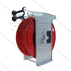 Haspelautomaat - type A - staal rood/grijs gepoedercoated - max 400 Bar - Slanglengte (max): 3/8" 15m