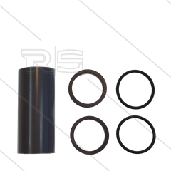 Afdichtset - TEHA - haakse swivels - 3/4" - 1" - standaard - max 100°C - PTFE/EPDM