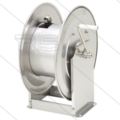 STKi2-20/12 - Haspel - RVS - Slang: 3/8" 60m - 1/2" 35m - Aansluiting: in 3/8" bi x uit 1/2" bi - exclusief swivel