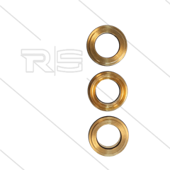 Kit 126 - Set messing ringen + O-ringen Ø18mm (3x) - Serie 44