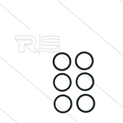 Kit 155 - Set topringen Ø13mm (6x) - Serie 44
