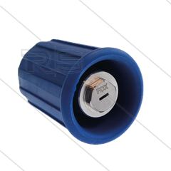 HPX-CW Carwash oscillerende nozzle 0.030 - 45° - RVS met bescherming  - 1/4" bi - 40 tot 200 Bar