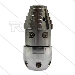 RR-TF30 - Rioolnozzle - 0.300 - 6 x 0,75 mm + 2 x 1,00mm + 2 x 1,75mm - 300 Bar - max 160°C - 1/2"