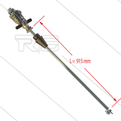 MI63 - watergedreven vatreiniger - Ø45mm - 140 Bar - 15 tot 21 l/min - 2,0mm injectors