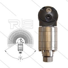 A42-R2 - tankreiniger - 40 tot 140 Bar - 20 l/min - exclusief nozzles - nozzle type: 3 x 1/8" bu