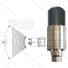 A42-FR2 - objectreiniger - 40 tot 140 Bar - 20 l/min - exclusief nozzles - nozzle type: 3 x 1/4" bu