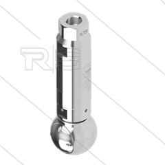 A30R - tankreiniger - RVS303 - 30 tot 140 Bar - 18 tot 25 l/min - exclusief nozzles: