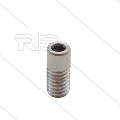 Nozzle 040 - 1,4mm - RVS 303 - M4 - geel 